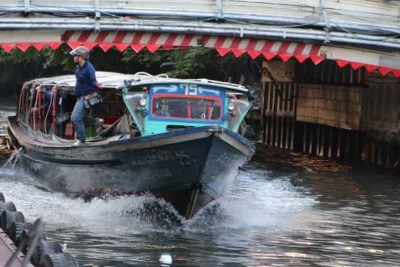 Водная маршрутка по каналам Бангкока. Общественный транспорт
